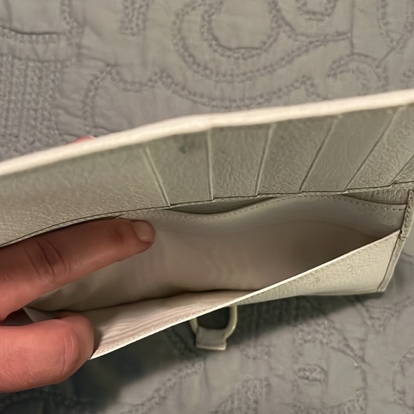 Gucci Rare Tom Ford White Leather Long Two-Sided Wallet - Picture 7 of 11